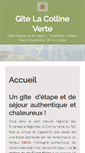 Mobile Screenshot of gite-colline-verte.com